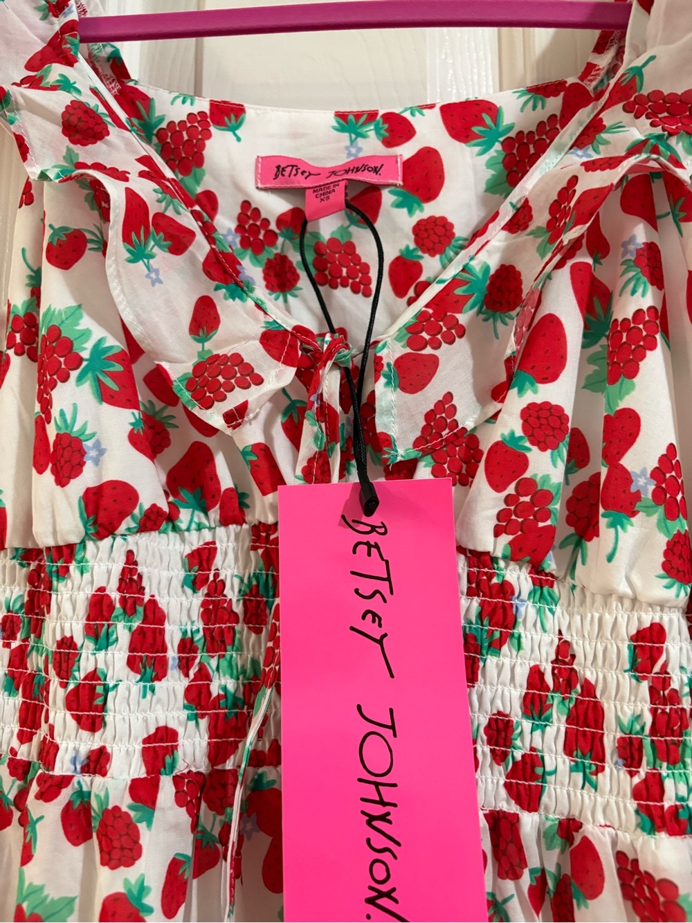NWT Betsey Johnson Strawberry dress